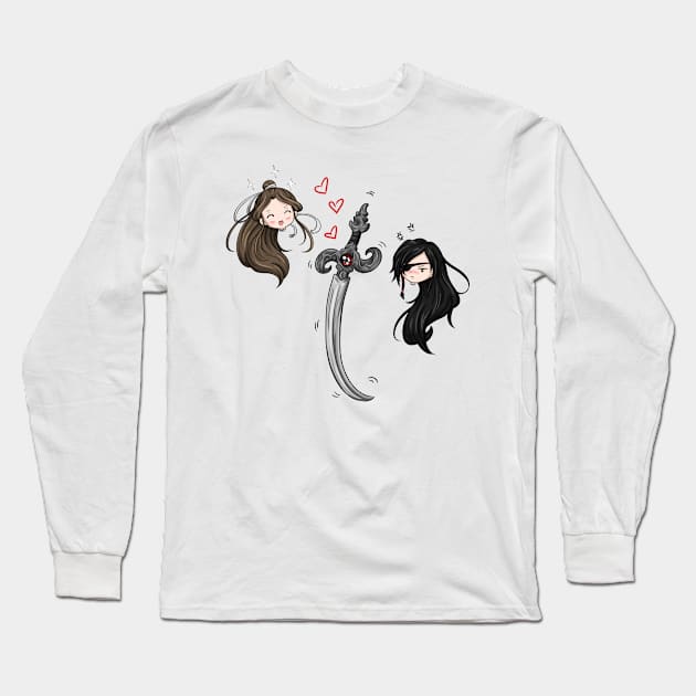 Chibi E-ming from Heaven Official's Blessing Long Sleeve T-Shirt by smileycat55555